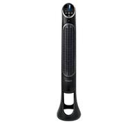 Quietset 8-speed Whole-room Tower Fan, 10w X 40h, Black