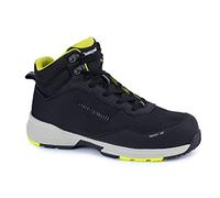 Honeywell Scarpe di Sicurezza Industriale Agile Runner S1P per Uomo e Donna, Stile Scollato, Fodera in Rete 3D, Suola in Gomma, indicatori di Usura, Gialle, Taglia 13 UK, 6250128-48