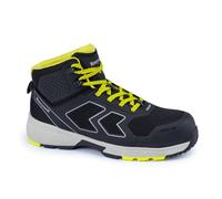 Honeywell Scarpe di Sicurezza Industriale Agile Runner S3 SRC ESD per Uomo e Donna, Punta in Fibra di Vetro composita più Leggera e dal Taglio Medio, Suola in Gomma, Gialla, Taglia 10 UK, 6250124-44