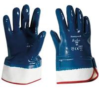 Honeywell Workitshandschuhe Guanto protettivo in cotone conit Nitrivestimento, per manipolazioni generiche (T157) Bluesafe Manchet 10