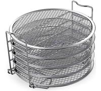 HonFitat Supporto per friggitrice ad aria in acciaio inox, compatibile con friggitrice ad aria istantanea con coperchio croccante da 6 litri