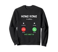 Hong Kong Chiama e Devo Andare in Viaggio Felpa
