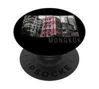 Hong Kong Mongkok Retro Kowloon Vintage Fine Art Souvenir PopSockets PopGrip Adesivo