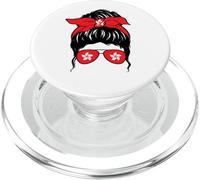 Hong Kong Ragazza Hong Kong Bandiera Orgoglioso Hong Kong Donna PopSockets PopGrip per MagSafe