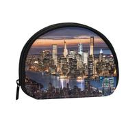 Hong Kong Stampa Portatile Mini Sacchetto di Immagazzinaggio Shell Portafoglio A Forma di Piccolo Portafoglio Monete Sacchetto di Immagazzinaggio Shell