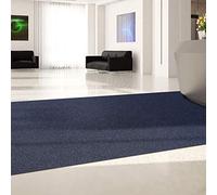 Hong Kong - Tappeto antiscivolo per la pulizia dello sporco, tappeto da cucina, tappeto da cucina (blu, 100 cm x 400 cm)