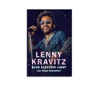 HONGBIZI Lenny Kravitz - Poster con personaggi, cantante, attore e atleta, stampa autografata, poster, decorazione da parete, su tela, decorazione per la casa, 60 x 90 cm, senza cornice, stile 6
