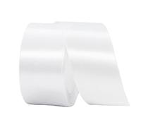HONGCI 22m Nastro Bianco 40mm,Nastro Raso Nastrino Bordeaux Nastri Regalo Nastro Satin,Fiocco Nastro per Pacchi Regalo,Artigianato,Bomboniere,Bouquet,Natale,Feste di Compleanno Matrimoni Decorazioni