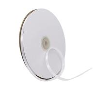 HONGCI 91m Nastro Bianco 6mm,Nastro Raso Nastrino Bordeaux Nastri Regalo Nastro Satin,Fiocco Nastro per Pacchi Regalo,Artigianato,Bomboniere,Bouquet,Natale,Feste di Compleanno Matrimoni Decorazioni