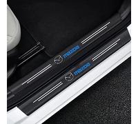 HONGDaFA 4 PCS Fibra di Carbonio Soglia Porta Battitacco per Mazda CX-5 CX5 KF 2018-2022 2023, Protezione Porta Soglia Sticker Car Styling Accessori,C