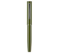 Hongdian C2 - Penna stilografica con pennino fine morbido, verde scuro e design classico retrò, in metallo, con convertitore di inchiostro