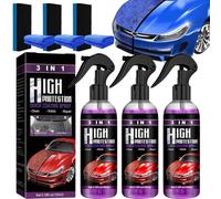 HONGECB 3 in 1 Spray ad alta protezione, Rivestimento rapido per auto, Nano Spray per auto, 300ML
