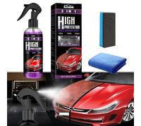 HONGECB High Protection Spray 3 in 1, Nano Ceramic Rivestimento Spray, Rinnova pro Auto Carrozzeria, Lucidante auto Rivestimento Spray, Lucidante Riparazione Rinnova Pro Auto Moto Carrozzeria, 1 Pz