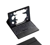 HongHeFu Accessori, Backlight Touch Keyboard Leather Case Suitable for iPad PRO 11-5th Gen-2024(Black+Touch Backlit Keyboard)