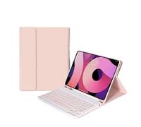 HongHeFu Accessori, Detachable Keyboard Leather Protective Case with Pen Slot, Soft Shell Suitable for Samsung Galaxy Tab S8+/S9+/S9FEplus/S10plus 12.4 inch Universal(Pink+Keyboard)