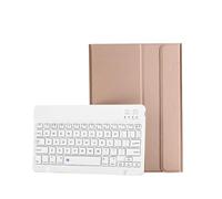 HongHeFu Accessori, Detachable Regular/Tri Color Backlit Touch Keyboard Protective Case Suitable for Samsung Galaxy Tab S11 Ultra 14.6 Inches 2025(Keyboard+Golden)
