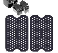 HonGien 2 fodere per friggitrice ad aria in silicone per friggitrice ad aria Ninja a doppio cestello, riutilizzabili, accessori da cucina multifunzione, fodere per friggitrice ad aria (13 x 20 cm