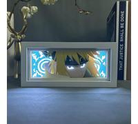 Hongjieya Lampada Anime Namikaze Minato Figura per Camera da Letto Decor Luce Notturna Regalo di Compleanno per Luce Led