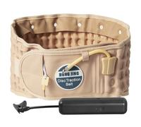 HONGJING Cintura di decompressione per la schiena con pompa elettrica per alleviare i dolori lombari - Supporto lombare gonfiabile per uomini e donne, taglia unica 29-49