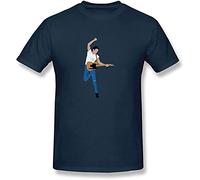 HONGLAIJIZHUA Bruce And The Springsteen 1 Men's Basic Short Sleeve T-Shirt European Size Blue XL