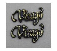 HONGLIAUTO Adesivo Riflettente 3D per Yamaha Virago con Logo, Decorazione per Serbatoio Carburante per Moto, Galleggiante in plastica elettrolitica XV250