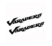 HONGLIAUTO Adesivo Riflettente per Protezione Serbatoio Moto in Resina 3D con Logo e Emblema in Fibra di Carbonio per Honda XL125 XL250 XL1000 Varadero.(2D Emblem Black)