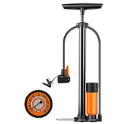 honglimeiwujindian Ampio Utilizzo Pompa per Biciclette ad Alta Pressione Pompa Portatile gonfiatore a Sfera a Doppio Scopo Popolare Pompa da Bicicletta (Colore : Black 2, Size : 60x21cm)