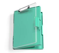 Hongri Appunti con custodia, Cartella per la cura degli appunti con apertura laterale, Appunti per uso intensivo con doppio contenitore, scrittura scorrevole per lavoro, forniture per ufficio