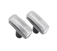 HONGSHIZI Indicatore Direzione 1 Coppia Per Chrysler 300C Per Sebring 200 Per Dodge Per Caliber Per Nitro Per Grand Caravan Led Indicatore Laterale Indicatori Direzione DRL Luce(Crystal)
