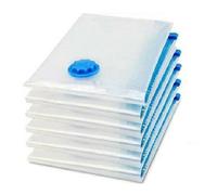 Hongu Set da 6 Sacchetti Salvaspazio Sacchi Sottovuoto 70x110 Riutilizzabili per Piumoni, Cuscini, Lenzuola, Cappotti, Coperte, Abiti, Vestiti
