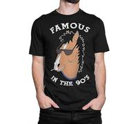 HONGWEl Bojack Horseman Cool T-Shirt, Famous in The 90's Tee, Men's T-Shirt Black L