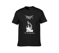 HONGWEl Forgotten Tomb Love's Burial Ground Men's T-Shirt Unisex Cotton Hip Hop Print Tee T-Shirt Black M