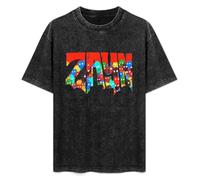 HONGWEl Unisex T-Shirt Vintage Zayn Malik 100% Cotton Round Neck Black S