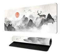 HongXINGDd Motivo Cultura Giapponese Tappetino Mouse Ergonomico Superficie Testurizzata Morbida Base Antiscivolo Impermeabile Ideale per Portatile Pc