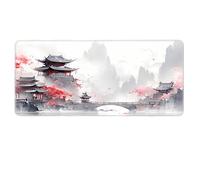 HongXINGDd Tappetino per Mouse Motivo Giapponese Tradizionale per Studio Ufficio Panno Microfibra Lavabile Base Antiscivolo Compatibile Ottico e Laser