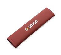 HONGYANFA 2PCS Auto Copri Cintura Sicurezza in Pelle per Smart 451 Brabus Smart 453, Imbottitura Cintura di Sicurezza Protezione Cintura Sicurezz,F