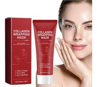 HONGYOU Maschera Viso Staccabile al collagene,Maschera Viso Luminosa Lifting Antirughe,Maschera Peeling ammorbidente al collagene,Maschera Avvolgente al collagene