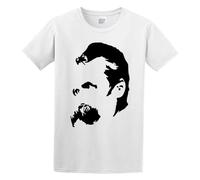 HONGZHENBAO Friedrich Nietzsche T-Shirt Mens White Unisex Tees Shirt XL