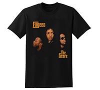 HONGZHENBAO Fugees The Score Lauryn Hill Pras Wyclef Jean Vinyl 90's Hip Hop T-Shirt Mens Black Unisex Tees Shirt M