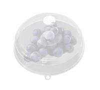 Honhoha Protezione antispruzzo per microonde, coperchio per microonde - Copripiastra per microonde con prese d'aria | Alzata per torta con coperchio di protezione, protezione antischizzi per