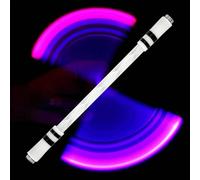 Honhoha Spinner, penne Fidget per adolescenti | Penna Fidget lampeggiante con luce LED - Penna creativa rotolante in acrilico, spinner infrangibile per la punta delle dita per bambini, bambini,