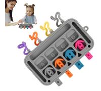 Honhoha Tavola Delle Attività Per Bambini Piccoli - Giocattolo Educativo in Silicone,Giocattoli Sensoriali Per La Prima Infanzia | Per Bambini Di 1-3 Anni Maschi E Femmine Casa Scuola Asilo Viaggio