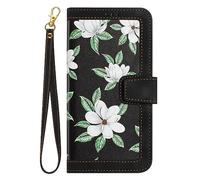 HONHULEE Custodia in pelle antiurto per Samsung Galaxy S22 Plus, con scomparto per carte di credito, funzione leggio, in ecopelle, compatibile con Samsung Galaxy S22 Plus, nero