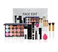 Honicemar Make Up Set - 15 Colori Contour Palette Concealer Palette con HD Correttore, Stick per Contouring, Primer, Spugnetta per Trucco e Pennello per il Trucco, per Look Naturali e da Festa