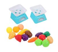 HONITANO 1 Set Accessori Per Bambini: Frutta E Con Mini Bilancia Per Giocare A Cucinare E Fare La