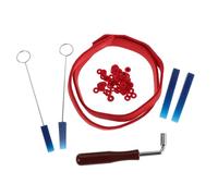 HONITANO 1 Set Accordatore per Pianoforte: Kit di chiavi per accordatura pianoforte con striscia di sordina e forcella per accordatura - Set di strumenti di riparazione e manutenzione per musicisti e