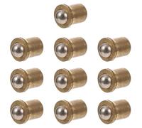 HONITANO 10 pezzi Chiavistelli Sfera in Rame per Porte Armadi e Mobili Bloccaporta con Molla Integrata Accessorio per Complementi Sala Chiusura Sicura e Discreta per Sportelli Armadio