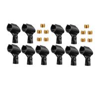 HONITANO 10 pezzi Clip Microfono per Microfono Palmare Wireless Supporto Rotante Stabile e Durevole per Podcast Streaming e Registrazioni Audio
