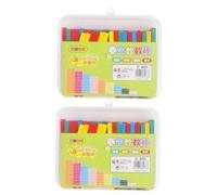 HONITANO 100 pezzi Bastoncini Contare Colorati Giocattoli Educativi per Kit Apprendimento Matematica Logica per Asilo e Scuola dell'Infanzia Stimola la Comprensione Grafica e