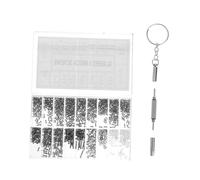 HONITANO 1000 pezzi Kit Riparazione Occhiali con in Acciaio Inossidabile e Set Cacciaviti Strumento Completo per Riparazione Lenti e Montature Facile da Usare per Famiglia e Viaggi